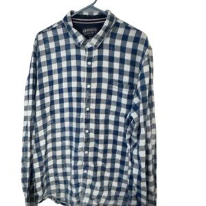 American Rag Blue and White Checkered Men's Shirt